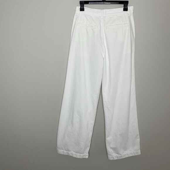 MADEWELL Harlow Wide Leg Jeans Women 27 Airy Denim Tile White NO670 - Picture 8 of 16